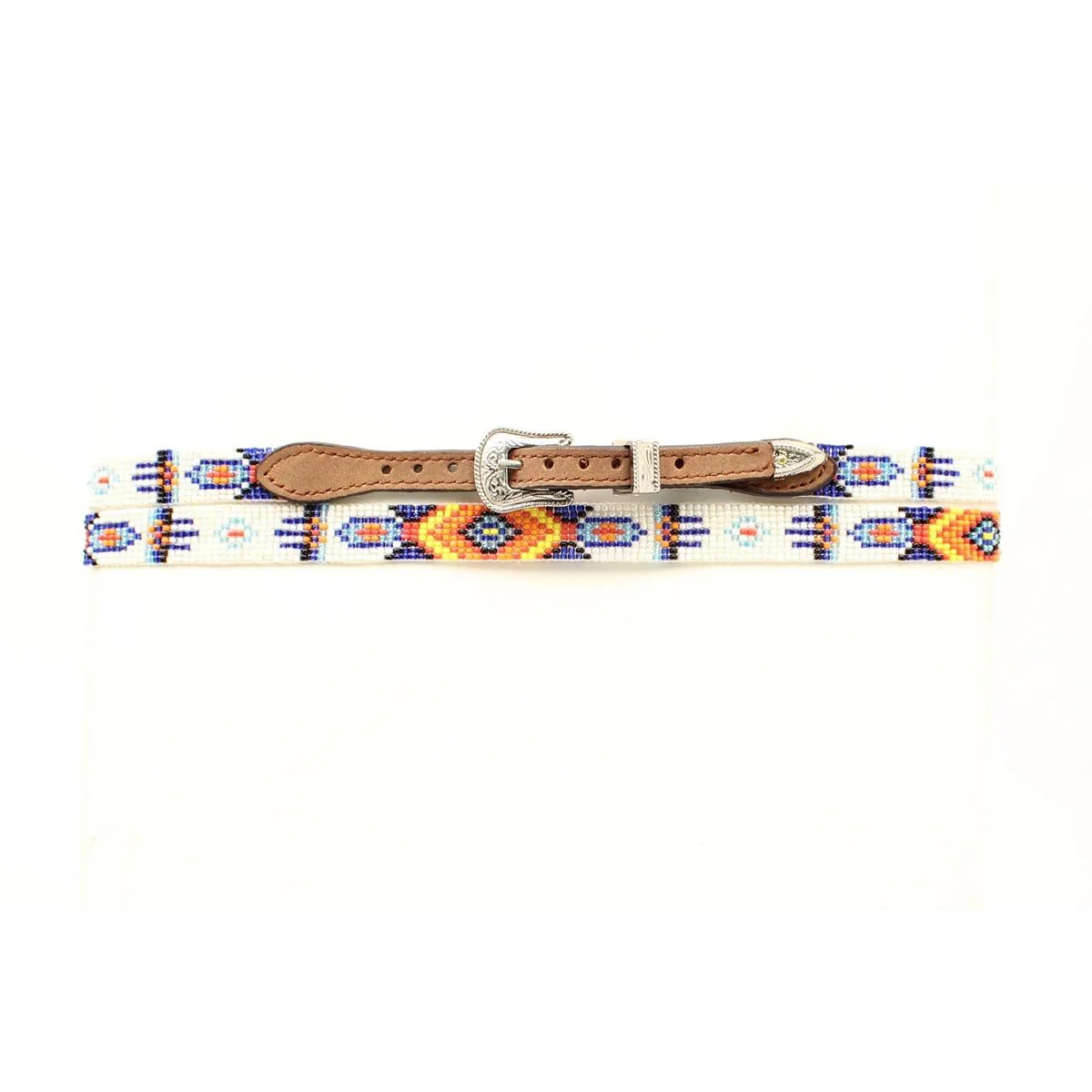 M&F 3/8" Embroidered Hat Band - Multicolour