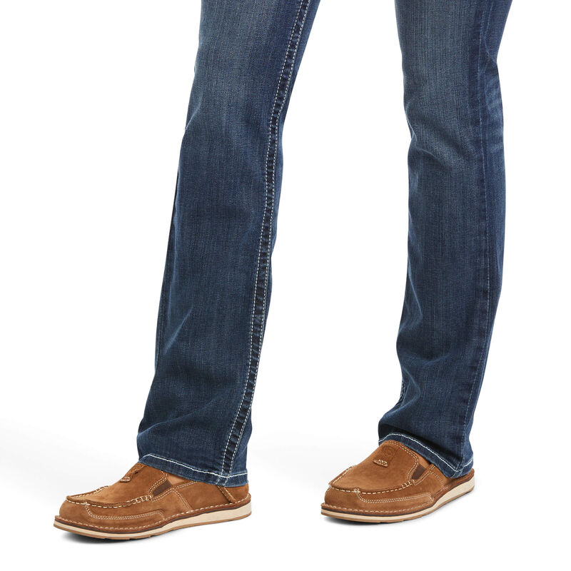 Ariat Women's REAL Mid Rise Stretch Ivy Straight Leg Jeans - Dresden - Image 4