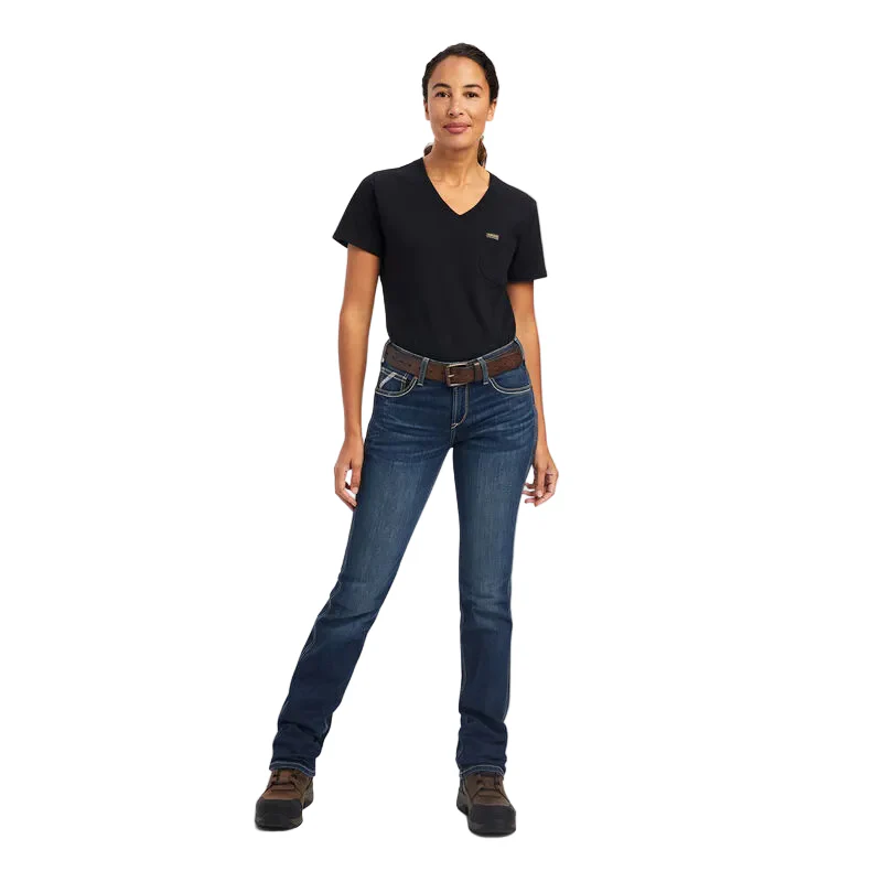 Ariat Women's Rebar Riveter Straight Jeans - Atlanta - Image 3