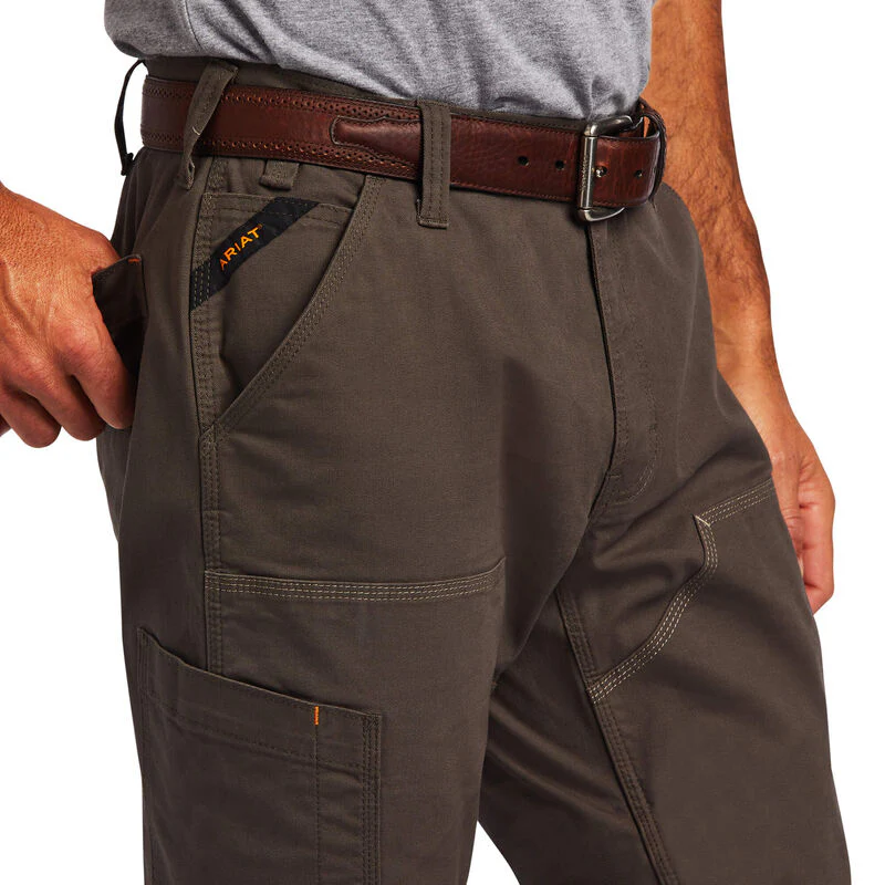 Ariat Mens Rebar M4 Made Tough Double Front Stackable Straight Leg Pant - Image 3