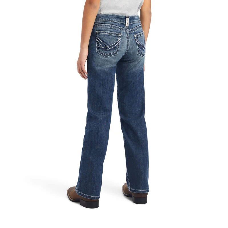 Ariat Girl's REAL Maggie Boot Cut Jeans - Image 2