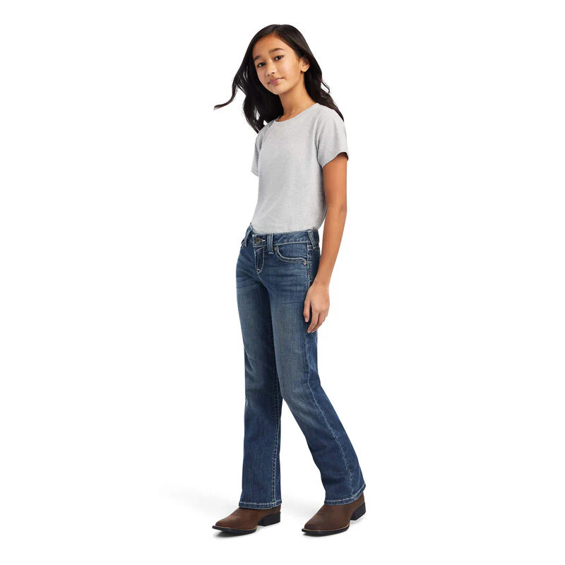 Ariat Girl's REAL Maggie Boot Cut Jeans - Image 3