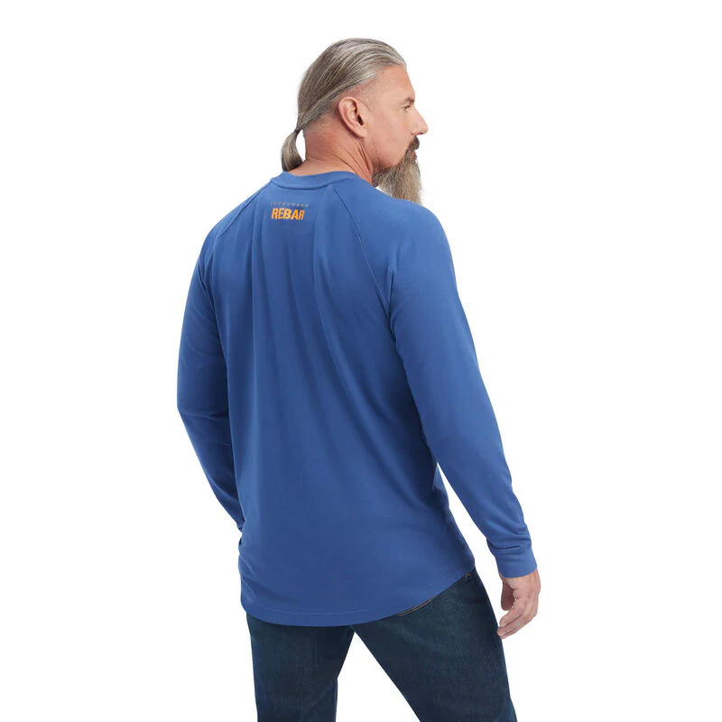 Ariat Mens Rebar CottonStrong Block T-Shirt - Image 2
