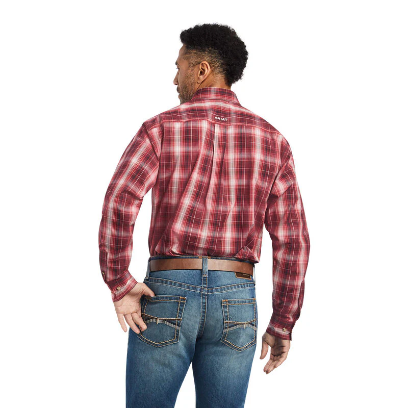 Ariat Men's Pro Wagner FTD LS Shirt  Rio Red - Image 2