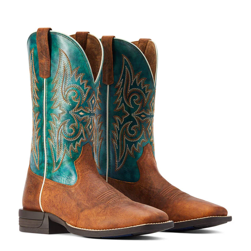Ariat Men's Wild Thang Western Boots - Fiery Brown Crunch - Image 4