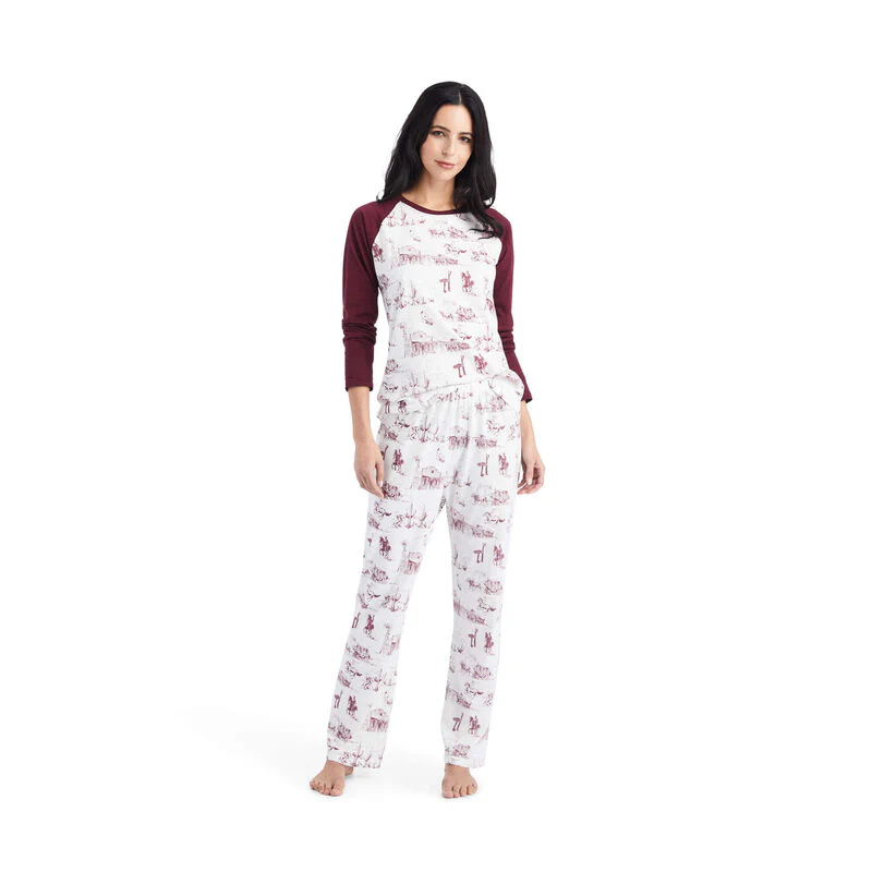 Ariat Women's Pajama Set Western Toile - Image 3