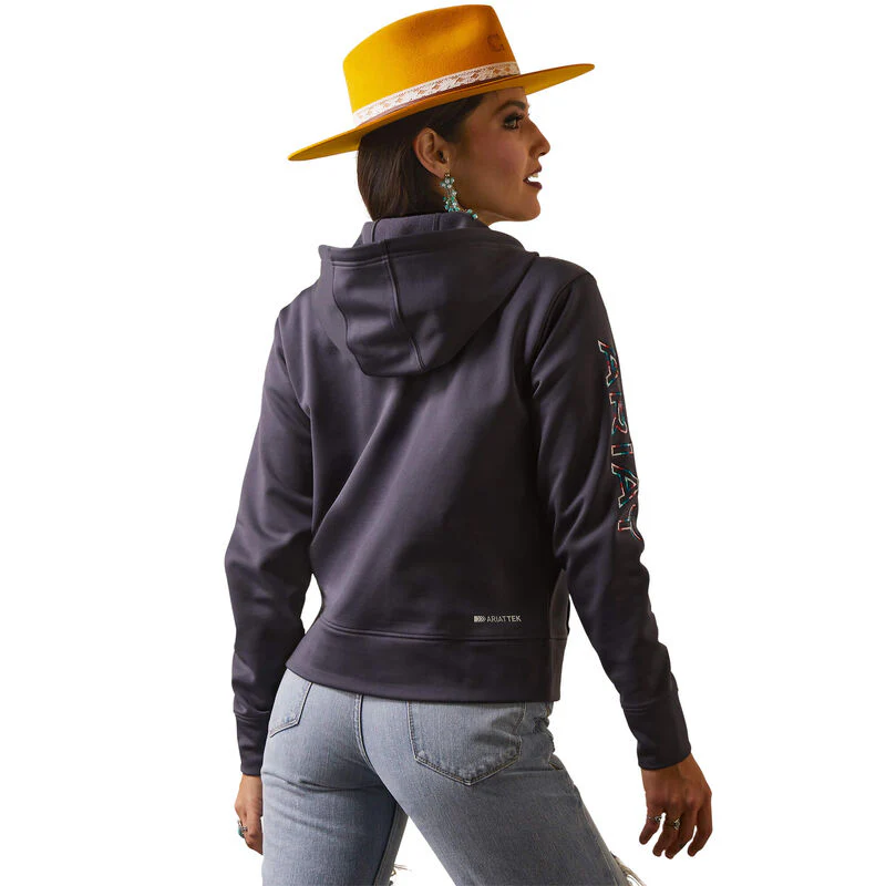 Ariat Women's TEK Hoodie 1/2 Zip Hoodie - Periscope - Image 2
