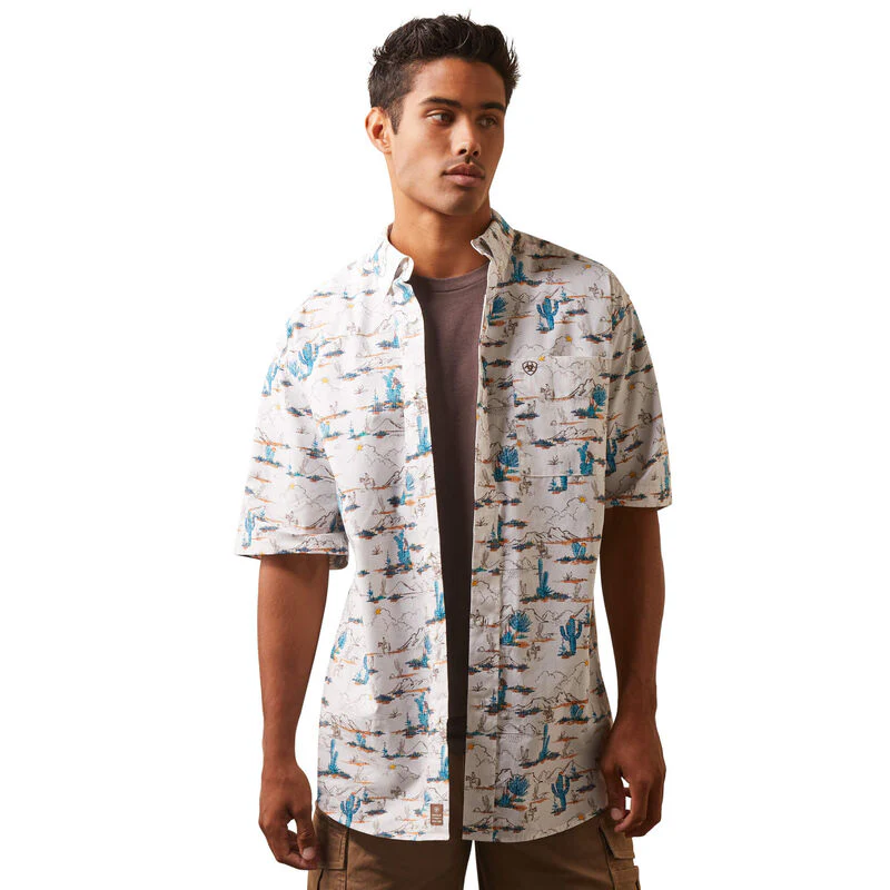 Ariat Men's Krish Classic Fit Shirt - White