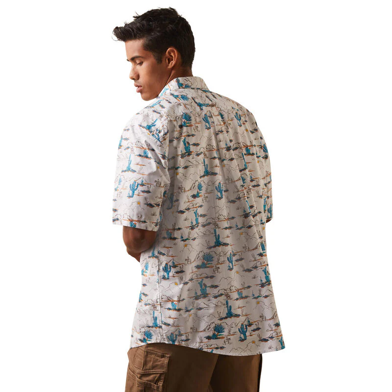 Ariat Men's Krish Classic Fit Shirt - White - Image 2