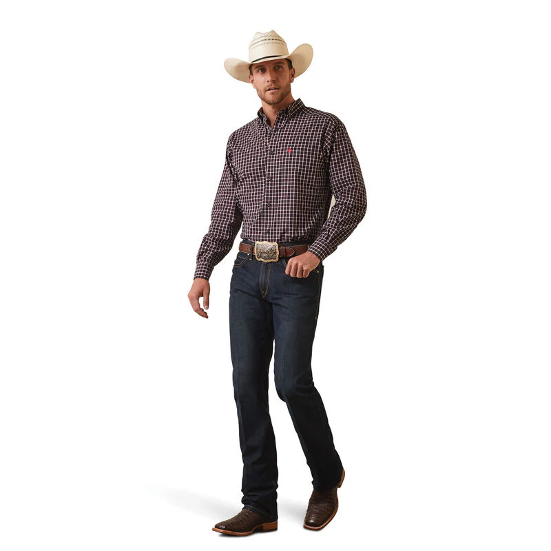 Ariat Men's Pro Series Immanuel Fitted Shirt - Black - Image 3