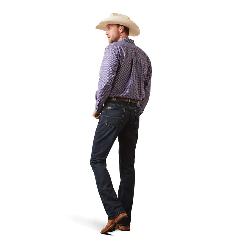Ariat Men's M4 Hansen Relaxed Bootcut Jeans - Blackstone - Image 2