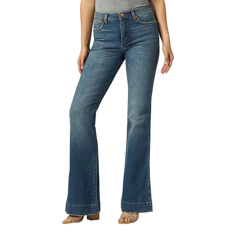 Wrangler Women's Retro Bailey High Rise Trouser Jeans - Shelby
