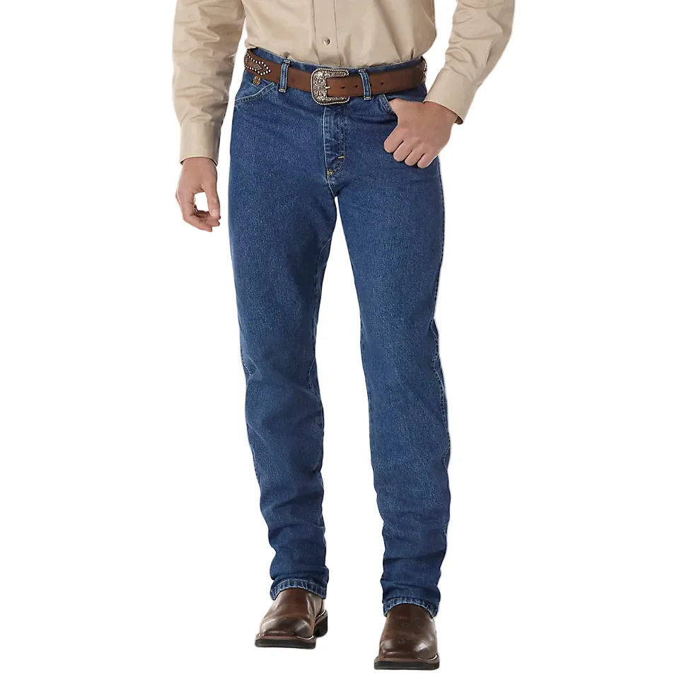 Wrangler Men's George Strait Cowboy Cut Jeans - Heavyweight Stone Denim