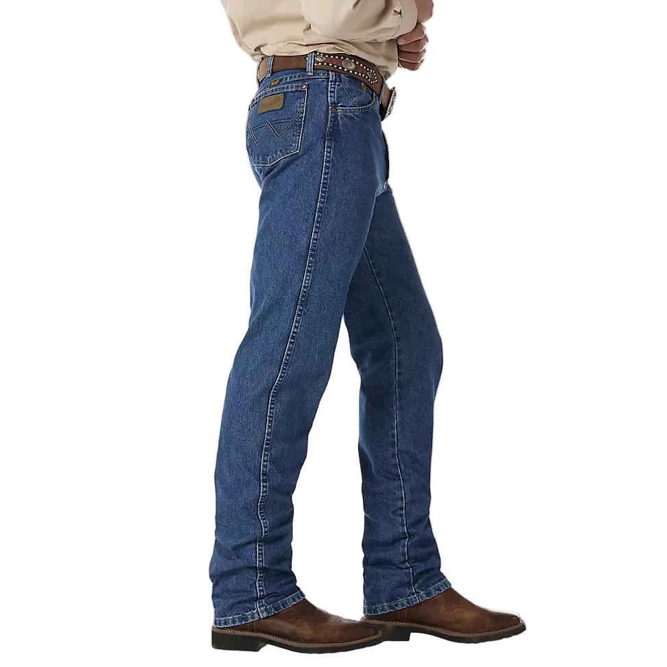 Wrangler Men's George Strait Cowboy Cut Jeans - Heavyweight Stone Denim - Image 2