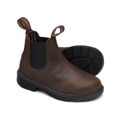 Blundstone Kid's #1468 Boots - Antique Brown - Image 3