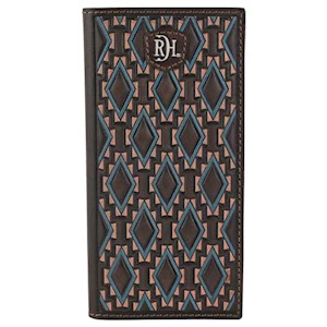 Red Dirt Rodeo Wallet - Southwest Diamond Pattern