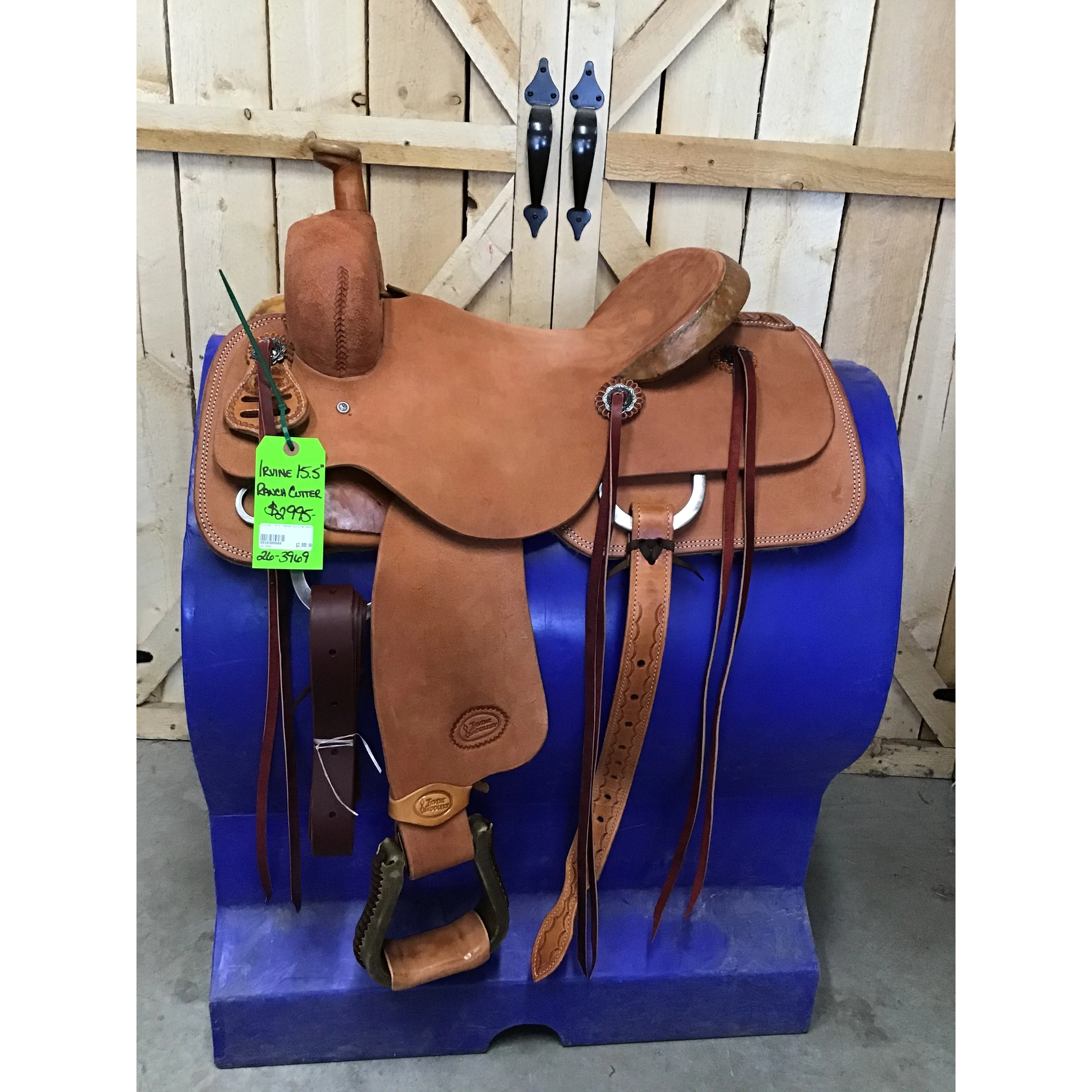 Irvine  15.5" Ranch Cutting Saddle