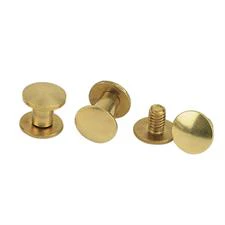 Weaver Chicago Screw Handy Pack, Plain - Solid Brass - Image 2