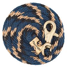 Weaver Poly Lead Rope with Nickel Plated Bull Snap, 5/8" x 10'