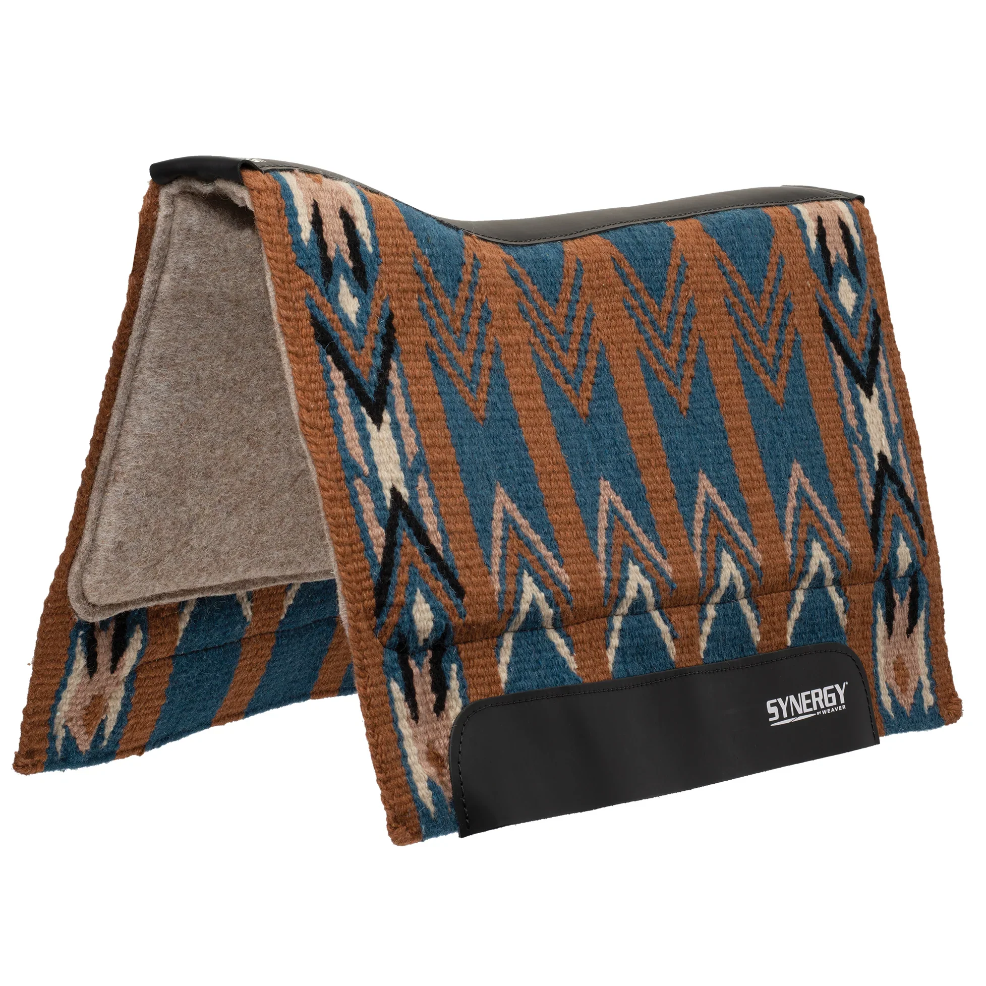 Weaver Synergy Contoured Performance Saddle Pad w/Merino Fleece - 33x38 - Image 11