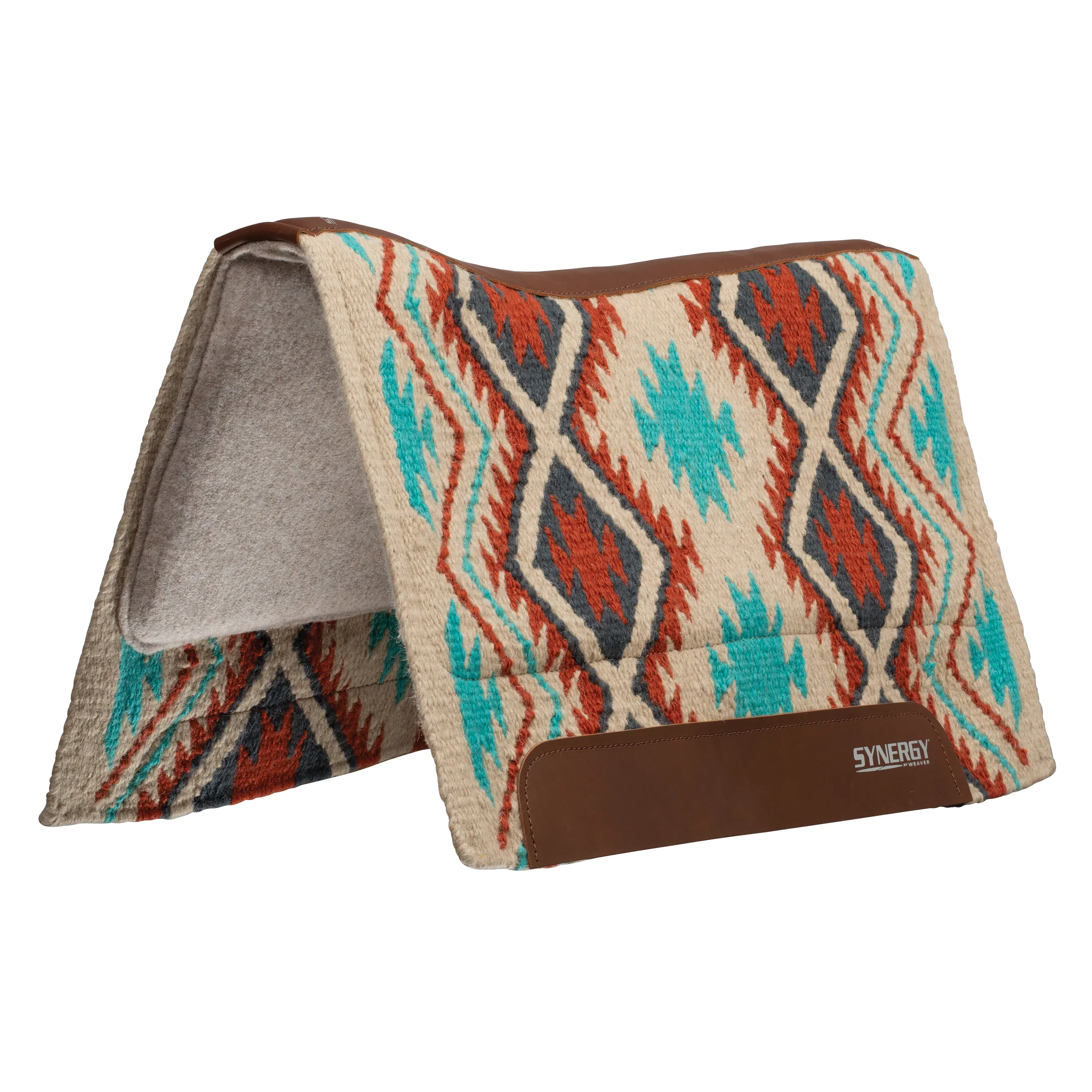 Weaver Synergy Contoured Performance Saddle Pad w/Merino Fleece - 33x38 - Image 14