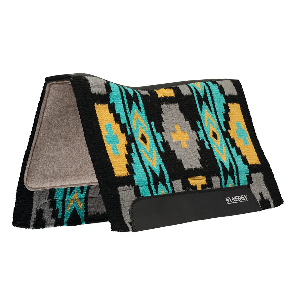 Weaver Synergy Contoured Performance Saddle Pad w/Merino Fleece - 33x38 - Image 16