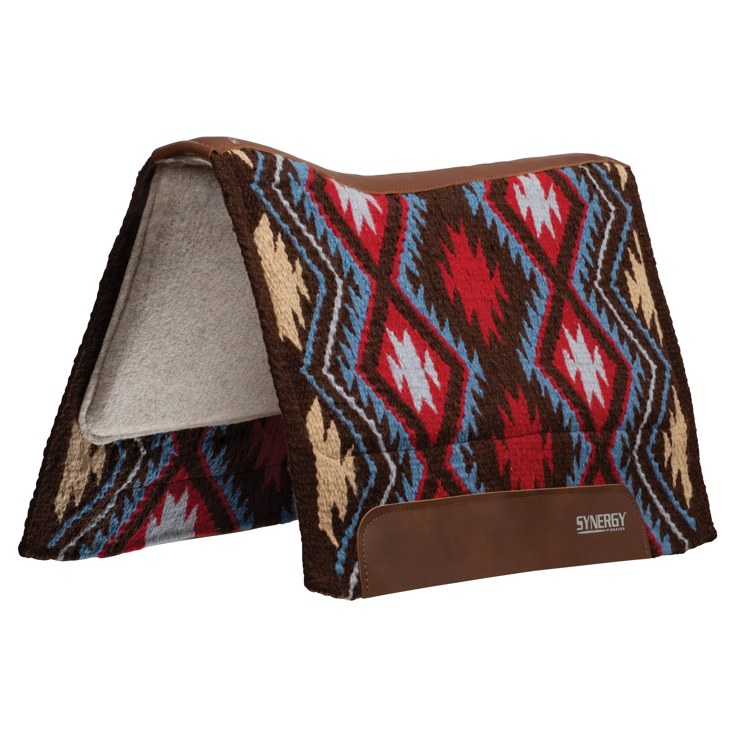 Weaver Synergy Contoured Performance Saddle Pad w/Merino Fleece - 33x38 - Image 17