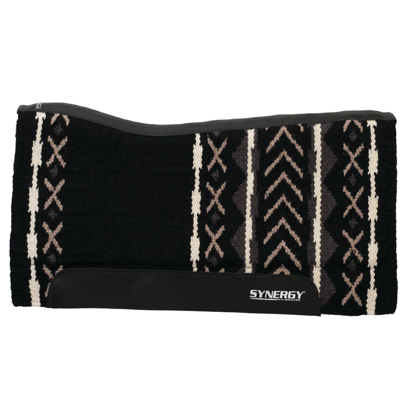 Weaver Synergy Contoured Performance Saddle Pad w/Merino Fleece - 33x38 - Image 2