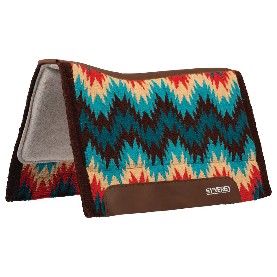 Weaver Synergy Contoured Performance Saddle Pad w/Merino Fleece - 33x38 - Image 32
