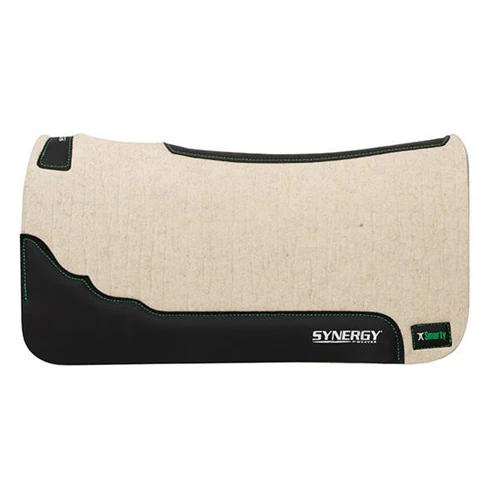 Synergy 1" Steam Pressed 100% Merino Wool Felt Performance Saddle Pad - 31x32 - Image 4