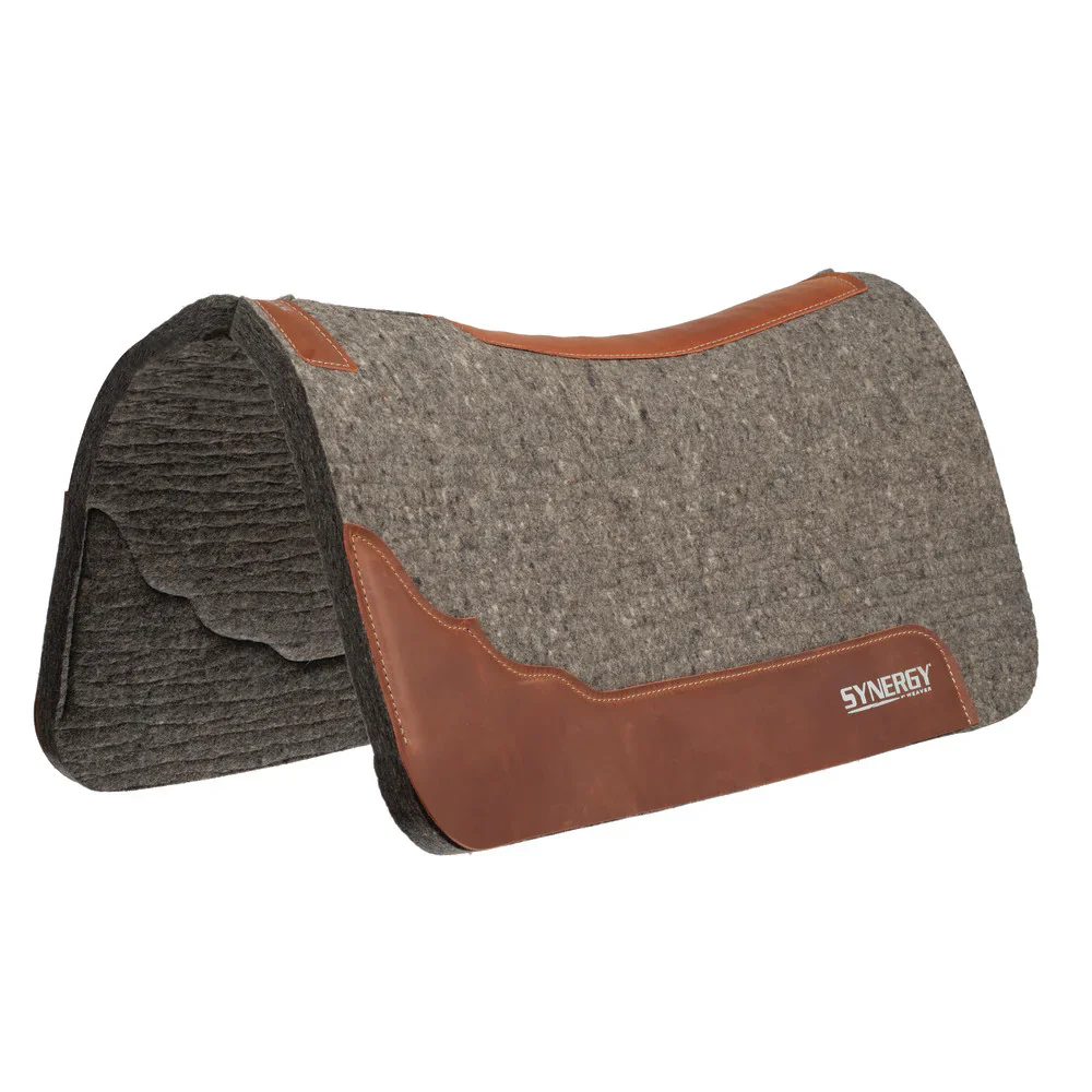 Synergy 1" Steam Pressed 100% Merino Wool Felt Performance Saddle Pad - 31x32 - Image 7
