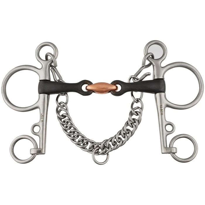 Shires Double Jointed Pelham w/Sweet Iron Bit