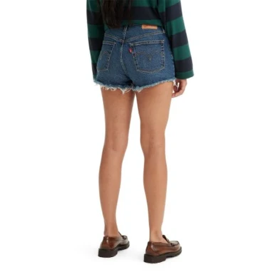 Levi Women's 501 Original Shorts - Personal Pair (Dark Wash) - Image 2
