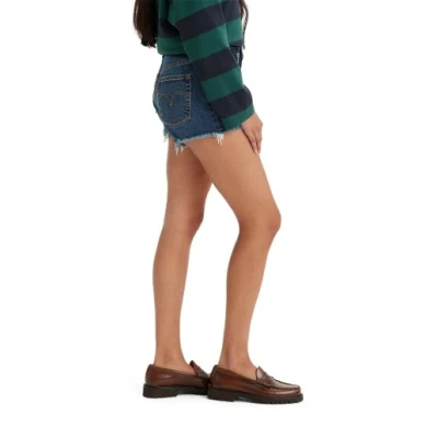 Levi Women's 501 Original Shorts - Personal Pair (Dark Wash) - Image 3