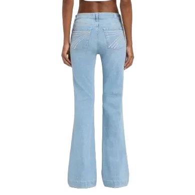 7 For All Mankind Ultra High Rise Jo Jeans- Indigo Bloom - Image 2