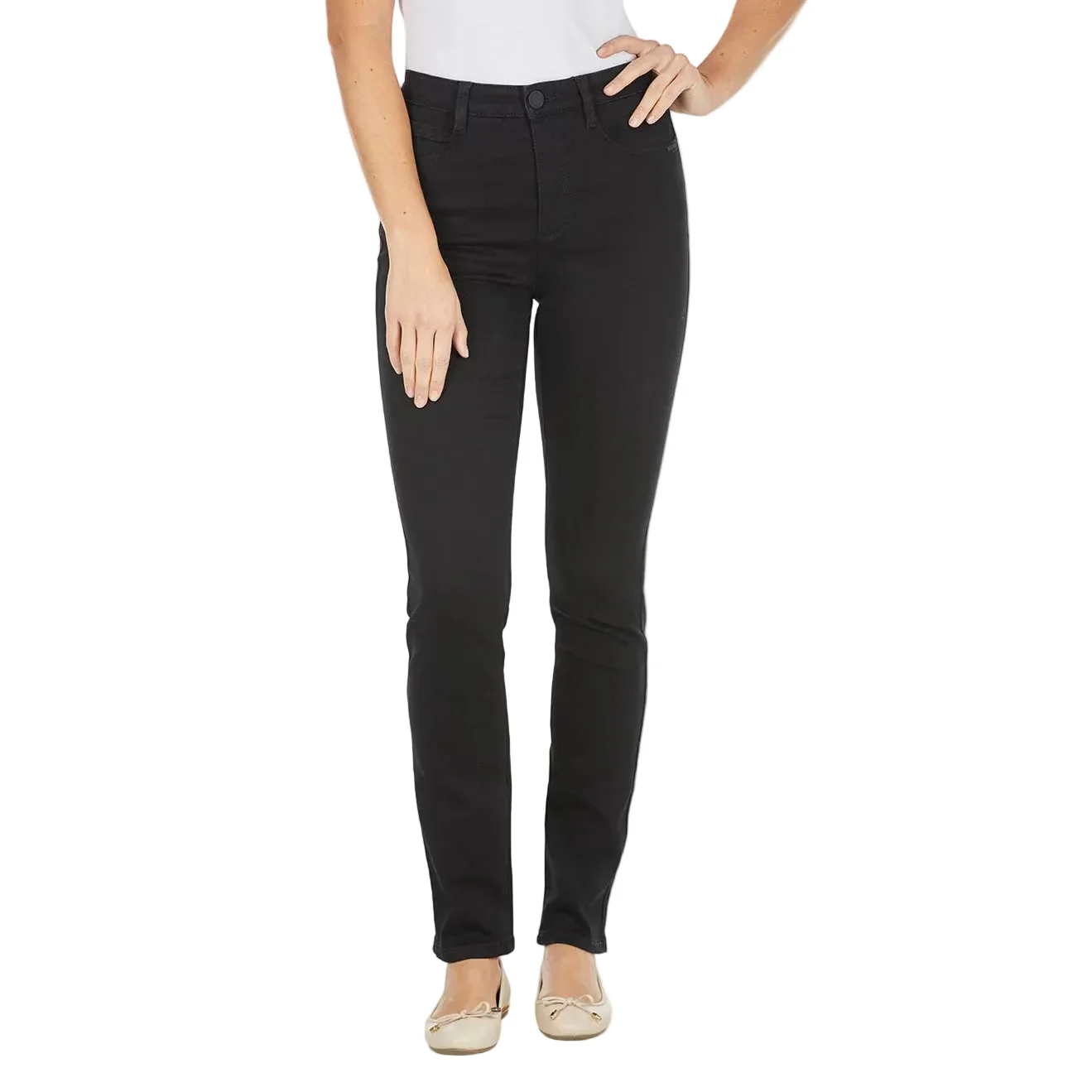 FDJ Petite Suzanne Straight Leg Jeans
