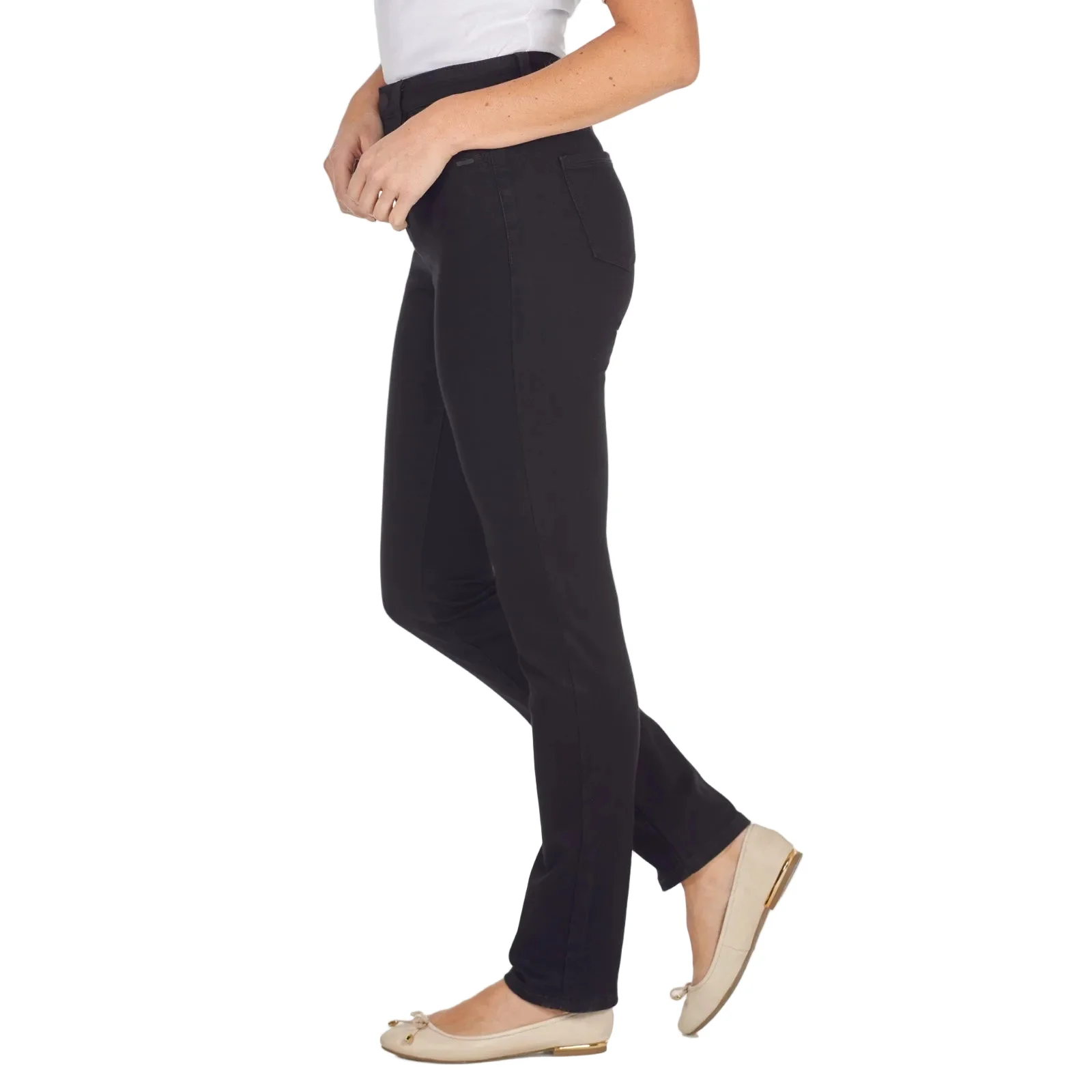 FDJ Womens Petite Peggy Straight Leg Jeans - Image 2