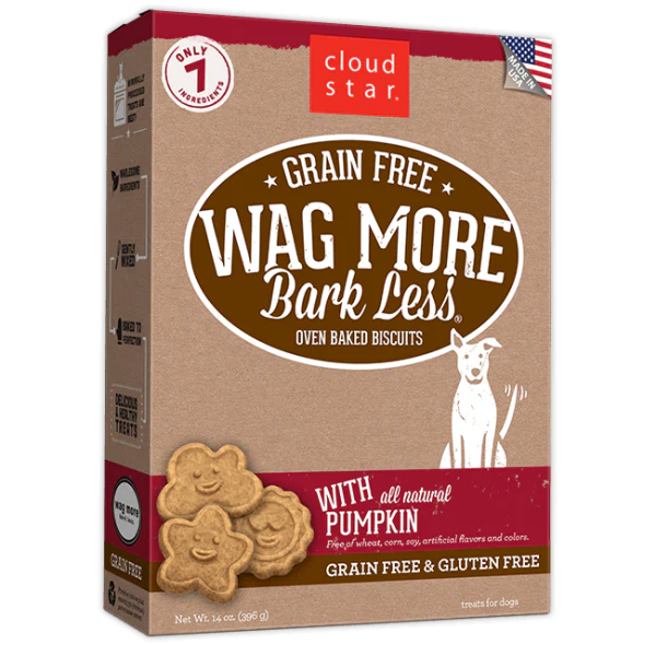 Cloud Star WMBL Oven Baked Grain Free Pumpkin Treats - 14 oz