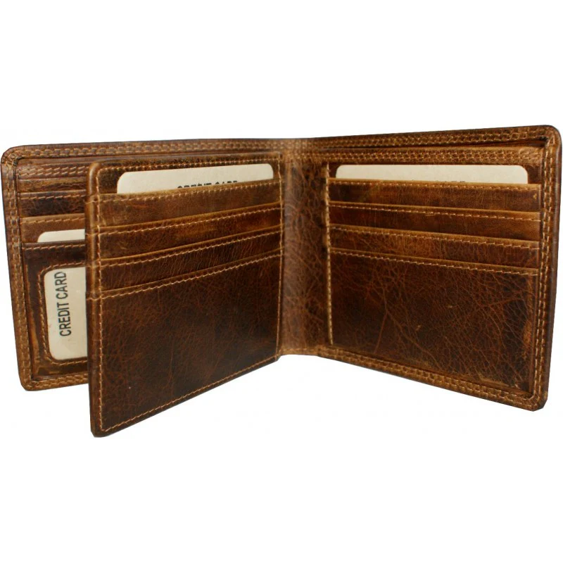 Rugged Earth Leather Wallet - Image 2