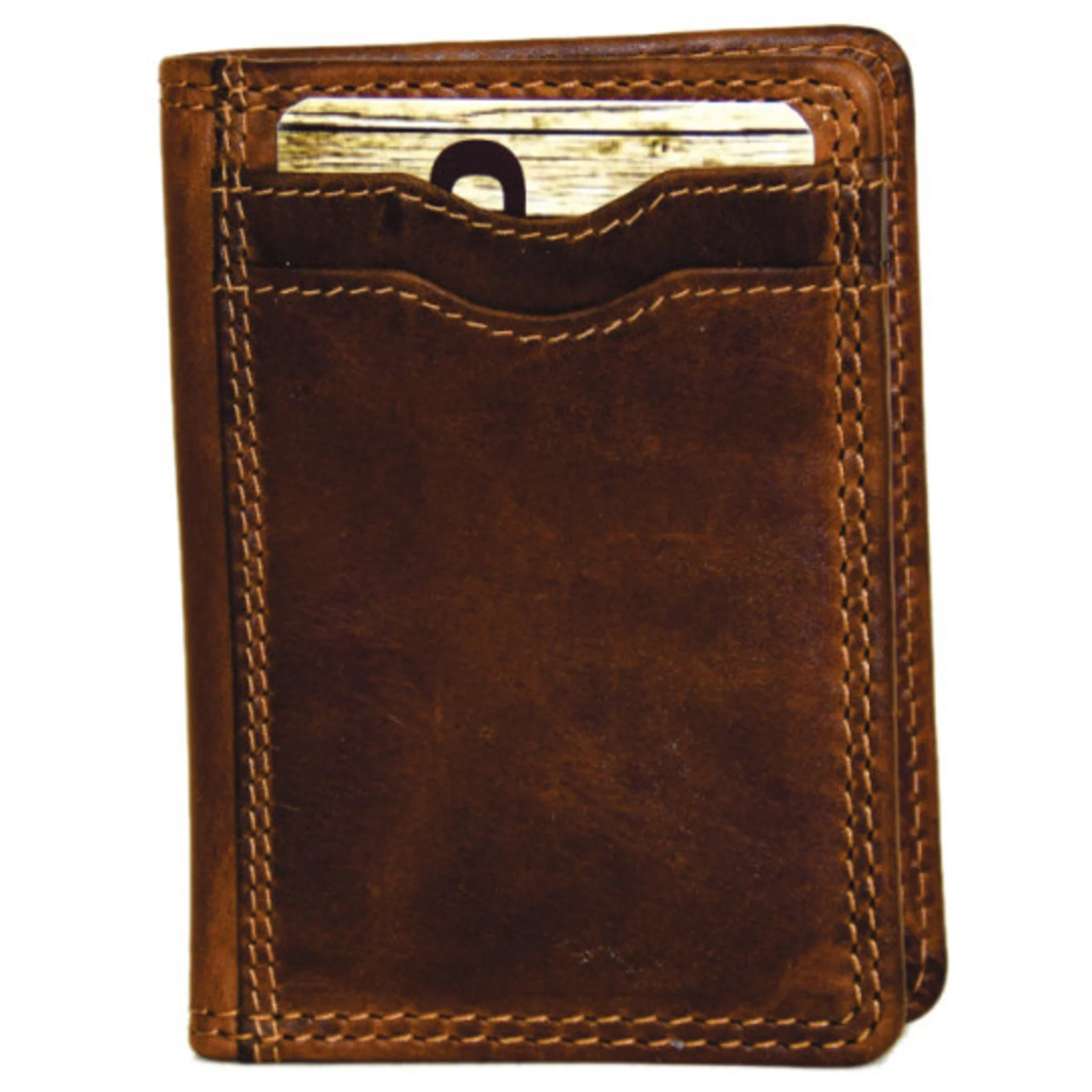 Rugged Earth Women's Leather Card Holder Wallet - Image 2