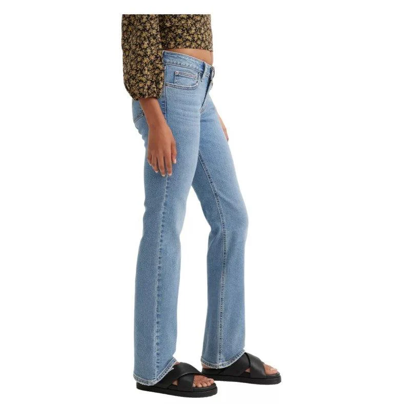 Levi Women's Super-Low Bootcut Jeans - Hydrologic (Light Mid Wash) - Image 3