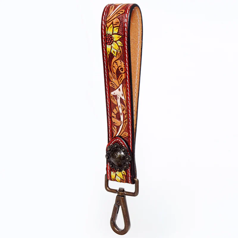 American Darling Genuine Leather Handle Strap For Wristlet Bags