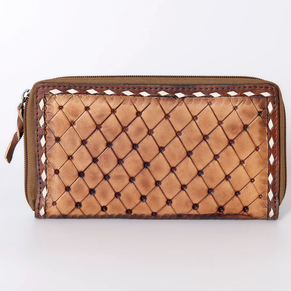 American Darling Wallet - Tan and Brown Cream Edge - Image 2