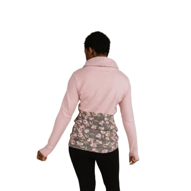 Ampersand Women's Cowlneck Sweatshirt - Joyful Bloom - Image 5