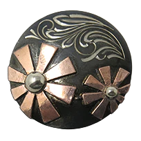 Angus Silversmiths Concho Set of 6 -AU77