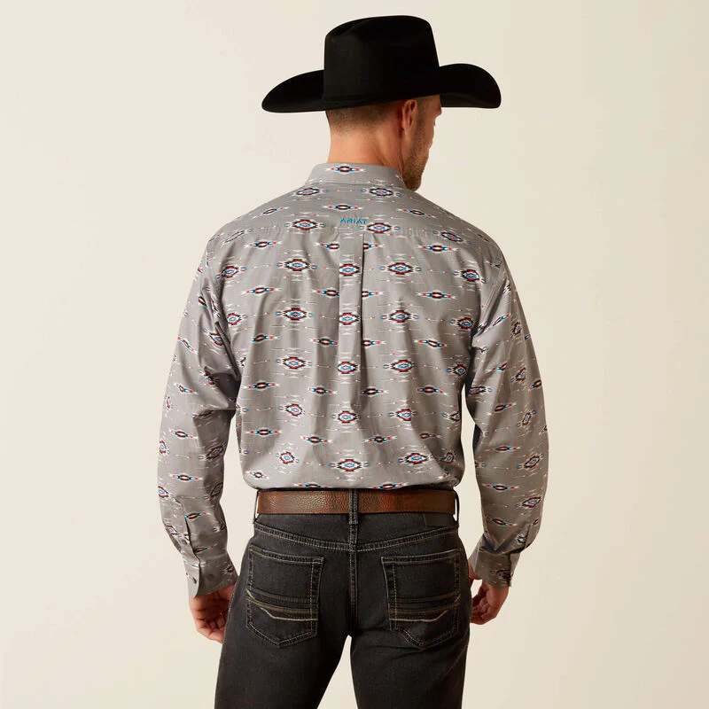 Ariat Men's Jarrod Classic Fit Shirt - Grey - Image 2