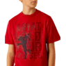 Ariat Boy's Hold Your Horses T-Shirt - Red - Image 3