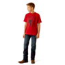 Ariat Boy's Hold Your Horses T-Shirt - Red - Image 4