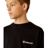 Ariat Boy's  Lotf  Camo Shield  Long  Sleeve T Shirt - Black - Image 3