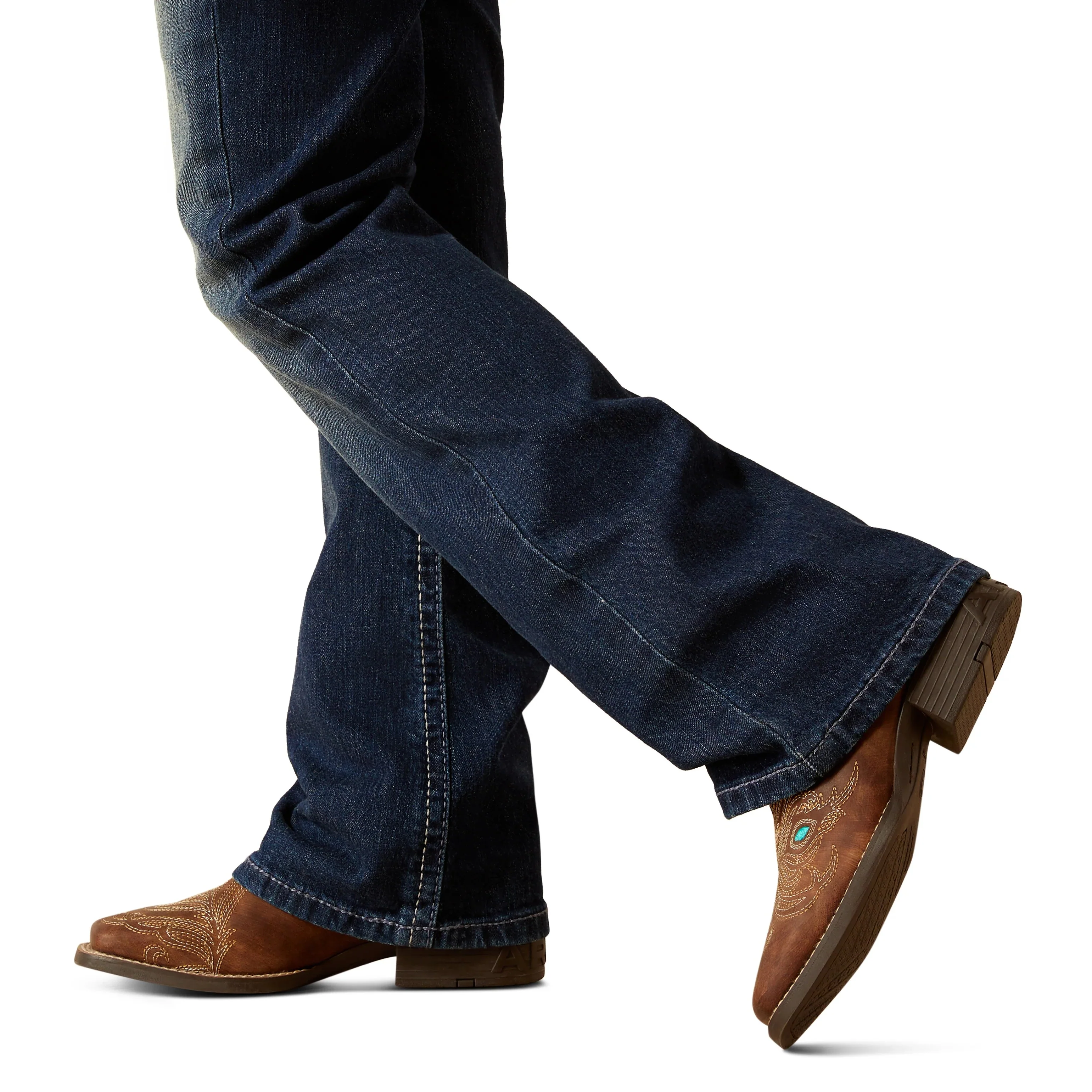 Ariat Girl's Ariana Boot Cut Jean - Pacific - Image 2